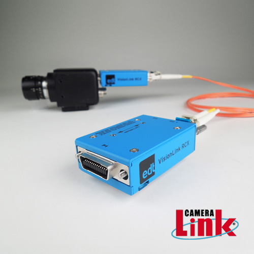 VisionLink RCX fiberoptic Extenders for Base mode Camera Link