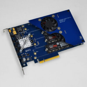 Mako NVMe RAID carrier board